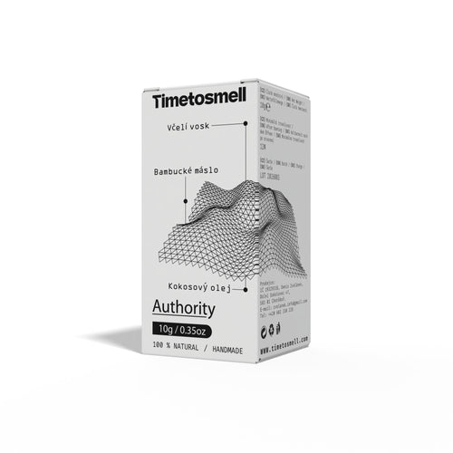 Přírodní tuhý parfém Authority 10 ml